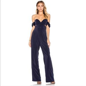 NEW Revolve House Of Harlow Bianca Navy Jumpsuit